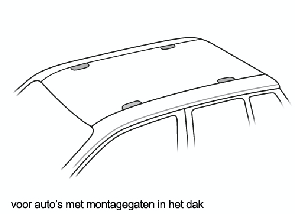 Dakdragers Ford Transit Connect 2003-2014 | Thule | Montage Punten - Afbeelding 2